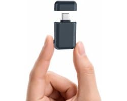 64GB Mini Voice Recorder - Digitale Spraakrecorder met DSP Ruisonderdrukking - USB-C OTG Audio Recorder met Spraakactivatie VOR - Eénknops Opnameapparaat voor Studie, Vergaderingen en Interviews