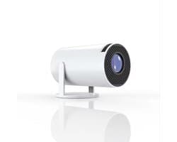 SnelShoppen - HY300 Mini Portable Projector 4K - 500 ANSI Lumens - Draadloze Dual 2.4G/5G WiFi - 94 Inch - Elektronische Keystone - Home Cinema Projec