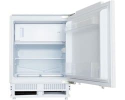 Exquisit UKS130-4-080E - Inbouwkoelkast - 111 liter - Wit - Zeer stil: 39dB - Met vriesvak - Sleepdeur