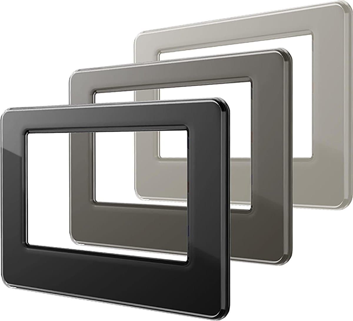 Thermostaat Fronten - Verwarmingsbedekking - Interieur Aanpassen - Verwisselbare Panel Set - 139 x 101 cm - Wit — afbeelding 1