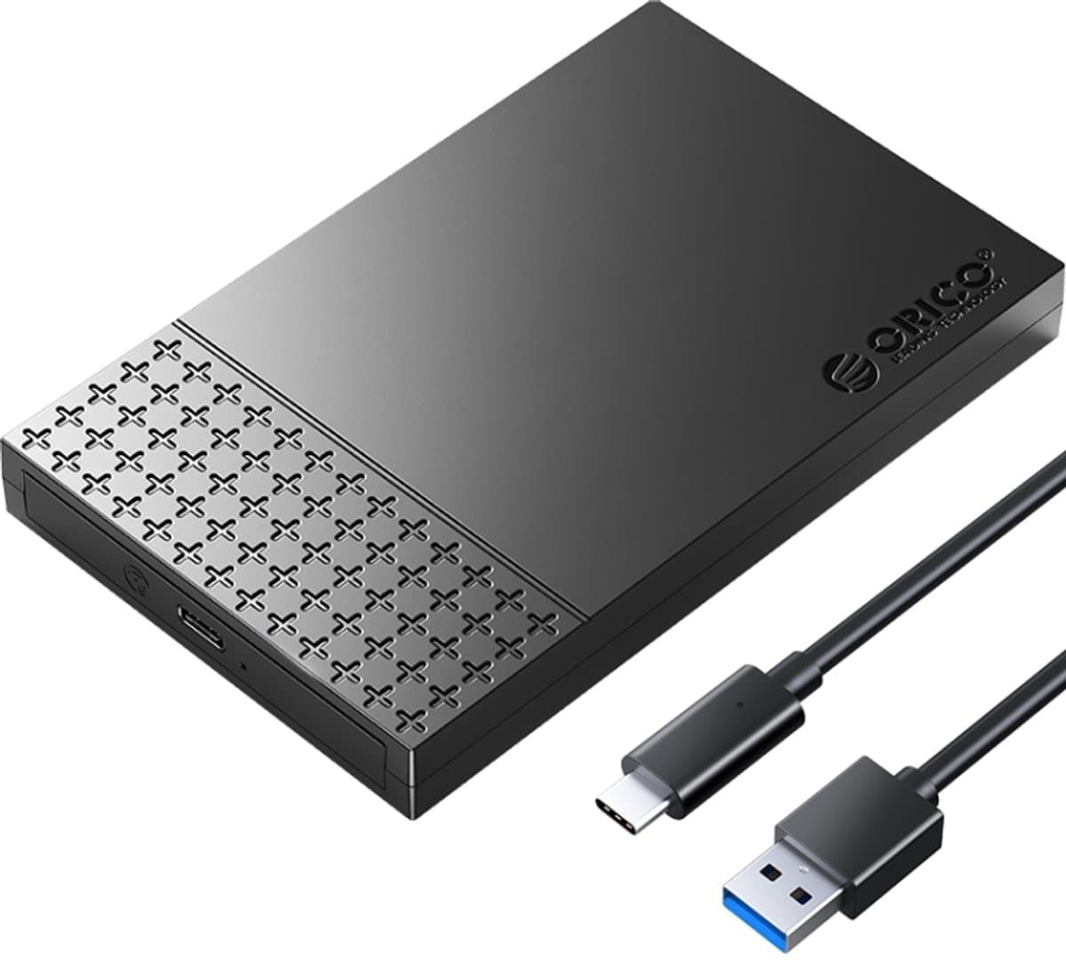 ORICO ORICO-2526U3-V1 2,5 inch USB 3.0 USB-A naar Type-C harde schijf behuizing externe opslagkoffer (zwart) — afbeelding 1