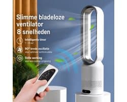Parasha Nova Ventilator - Bladloze ventilator met ijsnevelkoeling - Elektrische Ventilator Luchtzuiverende Circulatie Torenventilato