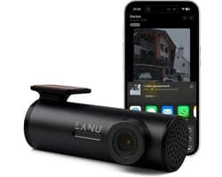 SnelShoppen - Dashcam Pro WiFi 2K - Auto Camera met Nachtzicht, Botsingsdetectie, Loopopname en 64GB SD Kaart
