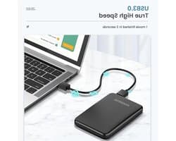 Externe Harde Schijf - Opslagapparaat Mobiel - Bestanden Opslaan - Directe Herkenning Windows - 1TB - D