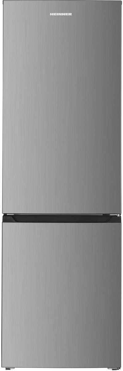 Heinner HC-HM315XE++ Koel-vriescombinatie – 315 L – Energieklasse E – Instelbare Thermostaat – LED-verlichting – Omkeerbare Deur – RVS – 5 Jaar Garantie — afbeelding 1
