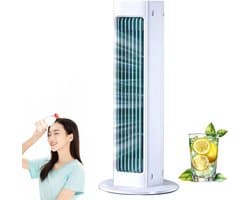 KZQ Draagbare Usb Luchtkoeler Ventilator Met Dubbele Stand Ultrastil Voor Keuken En Slaapkamer Wit