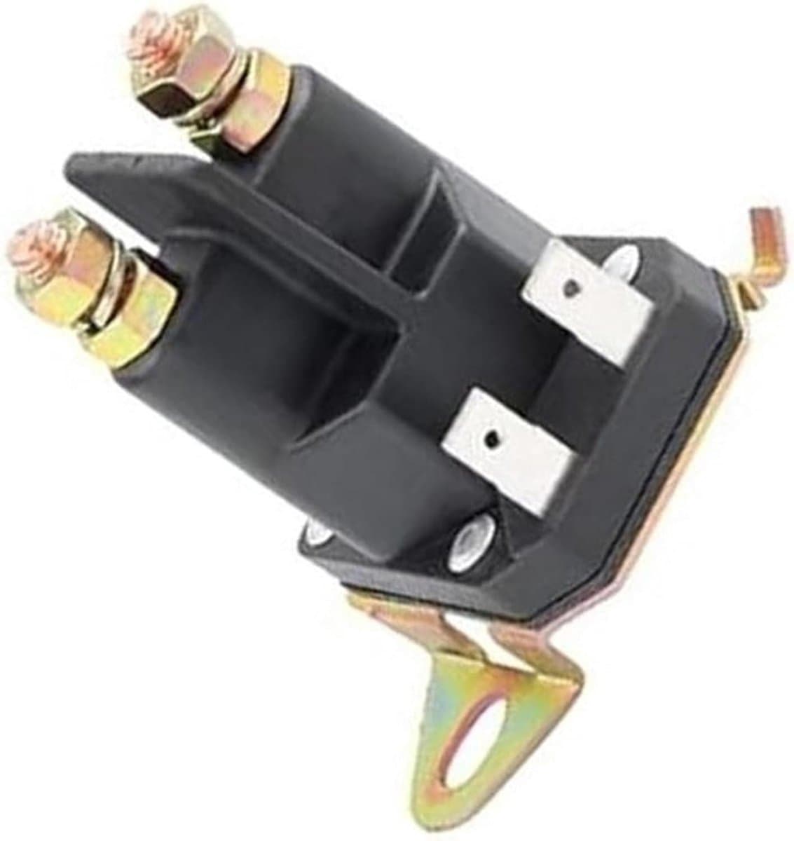Startrelais Grasmaaier - Startmotor Solenoïde - Betrouwbaar Starten - Zware Constructie - 1 x 1 x 1 cm - Zwart — afbeelding 1