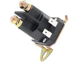 Startrelais Grasmaaier - Startmotor Solenoïde - Betrouwbaar Starten - Zware Constructie - 1 x 1 x 1 cm - Zwart