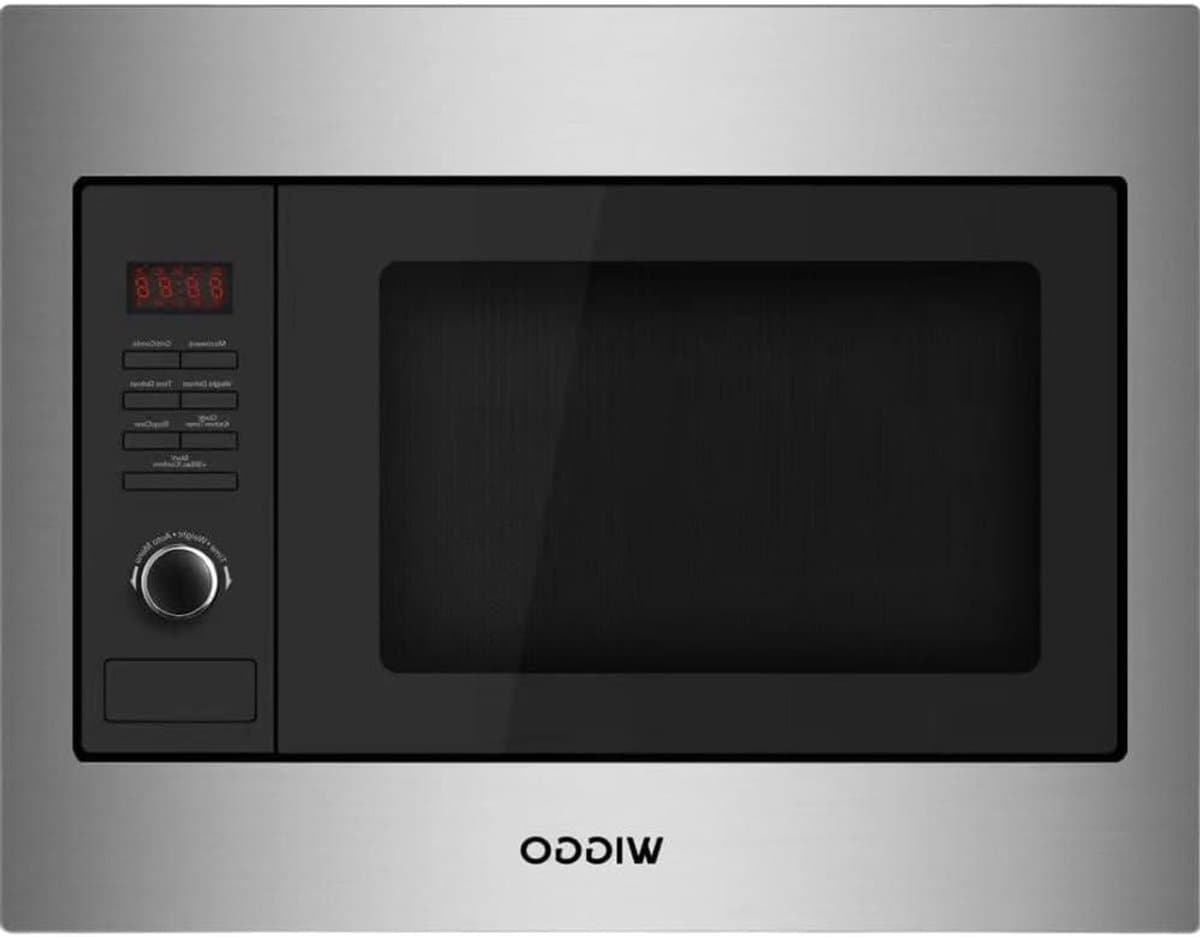 Inbouw Combi Magnetron - Hetelucht Oven Grill - Snel Maaltijden Bereiden - 10 Automatische Programma's - 25 Liter - Zwart — afbeelding 1