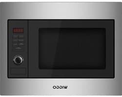 Inbouw Combi Magnetron - Hetelucht Oven Grill - Snel Maaltijden Bereiden - 10 Automatische Programma's - 25 Liter - Zwart