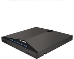 Externe DVD Brander - CD DVD Brander - Gegevens Archiveren - Drievoudige Interface - 2 MB Cache - Zwart