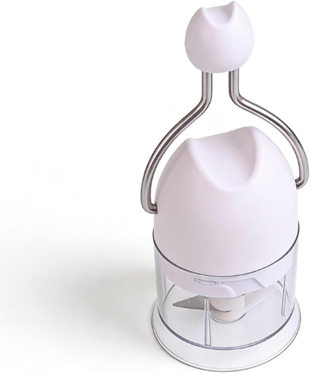 Handmatige Knoflook Chopper - Keukenmachine Mini Chopper - Snel Ingrediënten Snijden - Handslinger Bediening — afbeelding 1