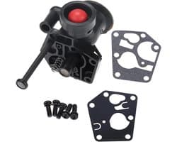 SnelShoppen - Carburetor Grasmaaier Onderdelen PA PU Carburetor Met Bevestigingsmateriaal Vervangende Metaal Carburetor Voor 499809 498809A 494406