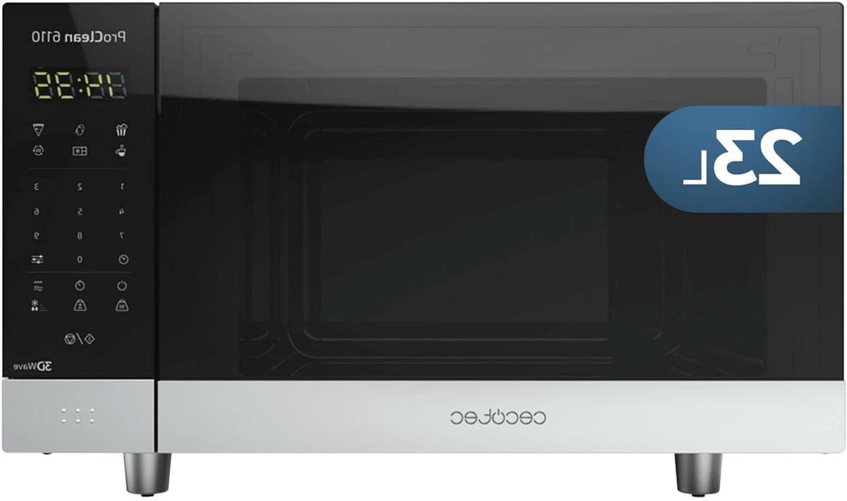 Magnetron Zwart - Oven Magnetronoven - Snel Eten Opwarmen - Ready2Clean Coating - 23 liter - Zwart — afbeelding 1