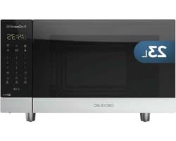 Magnetron Zwart - Oven Magnetronoven - Snel Eten Opwarmen - Ready2Clean Coating - 23 liter - Zwart