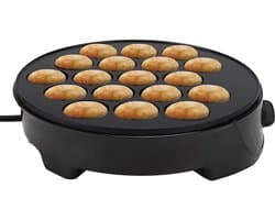 SnelShoppen - Elektrische Takoyaki Machine 18 Holes Non-Stick Keukenmachine voor het Maken van Japanse Takoyaki, 4cm Openingen, Ideaal voor Feestjes e