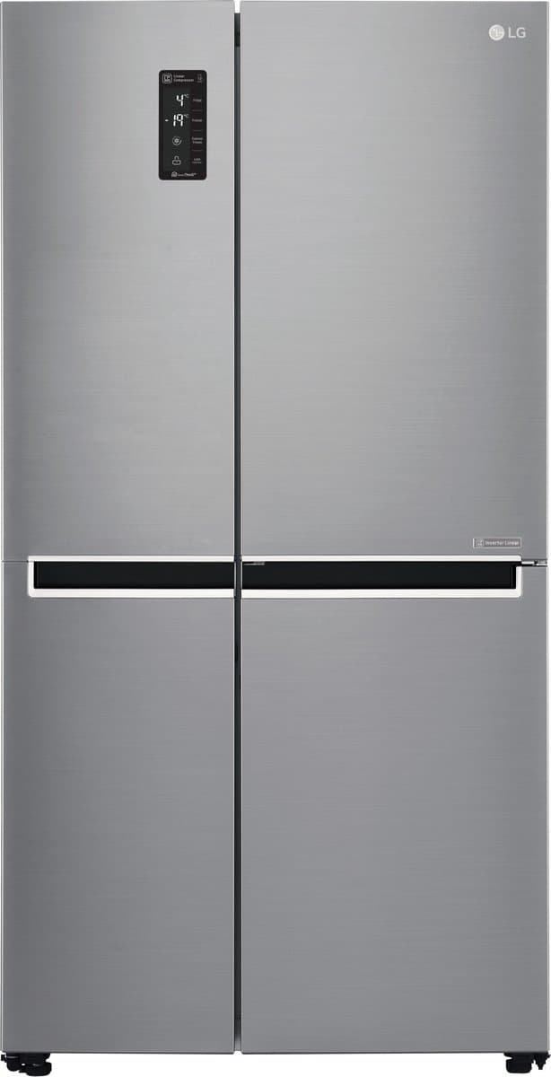 LG GSB760PZXV Amerikaanse Koelkast - Zilver met 642L inhoud | Total NoFrost | Moist Balance Crisper | Inverter Linear Compressor — afbeelding 1