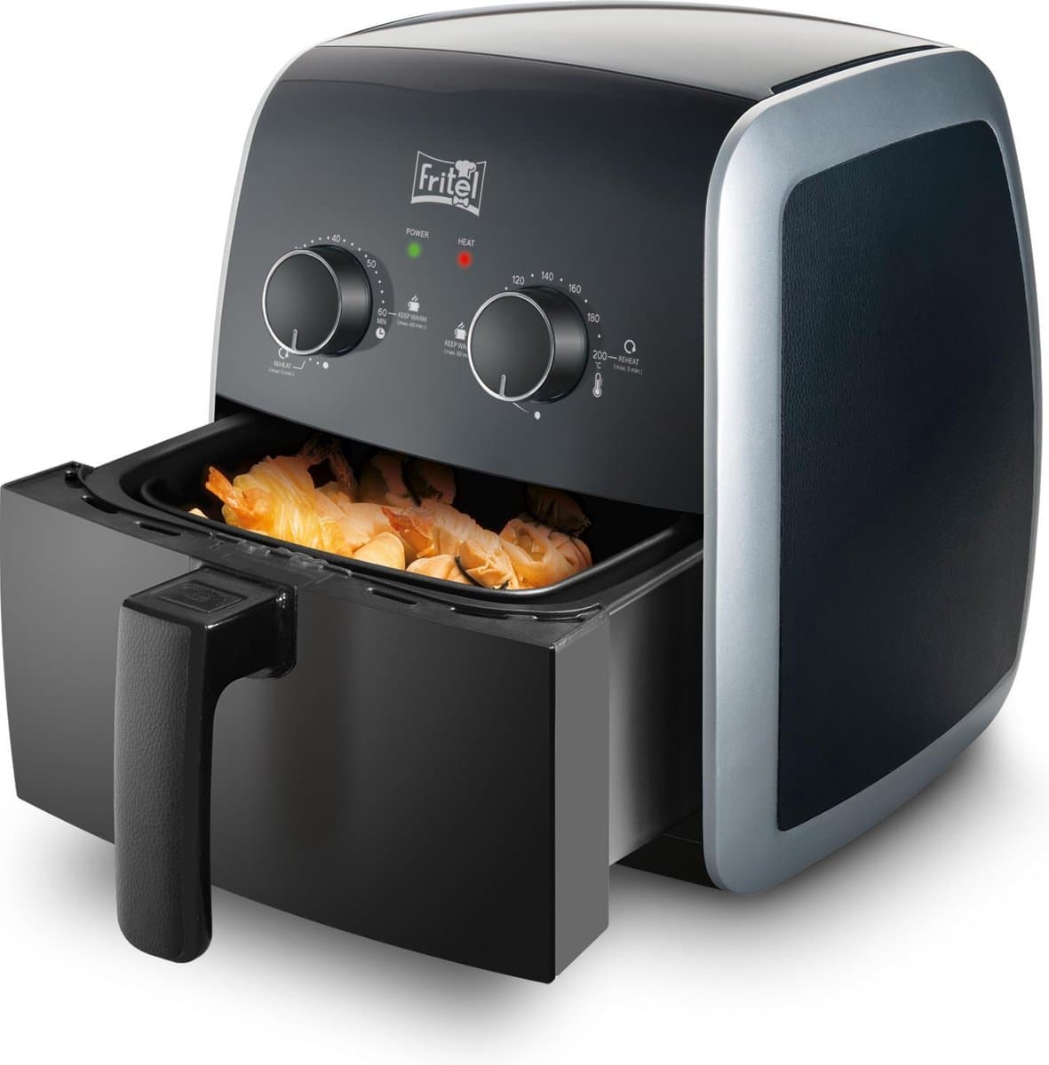 Fritel Snacktastic 5801 - Airfryer 3,2l + 1200g + 1450W - zwart — afbeelding 1