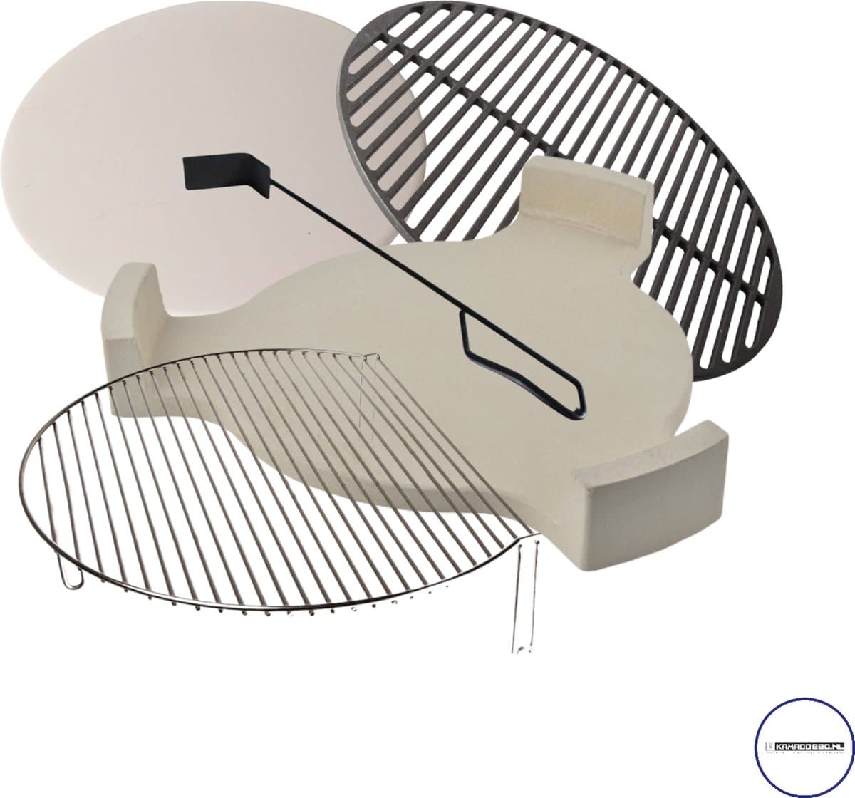 Kamado accessoire pakket - Large - 21 inch — afbeelding 1