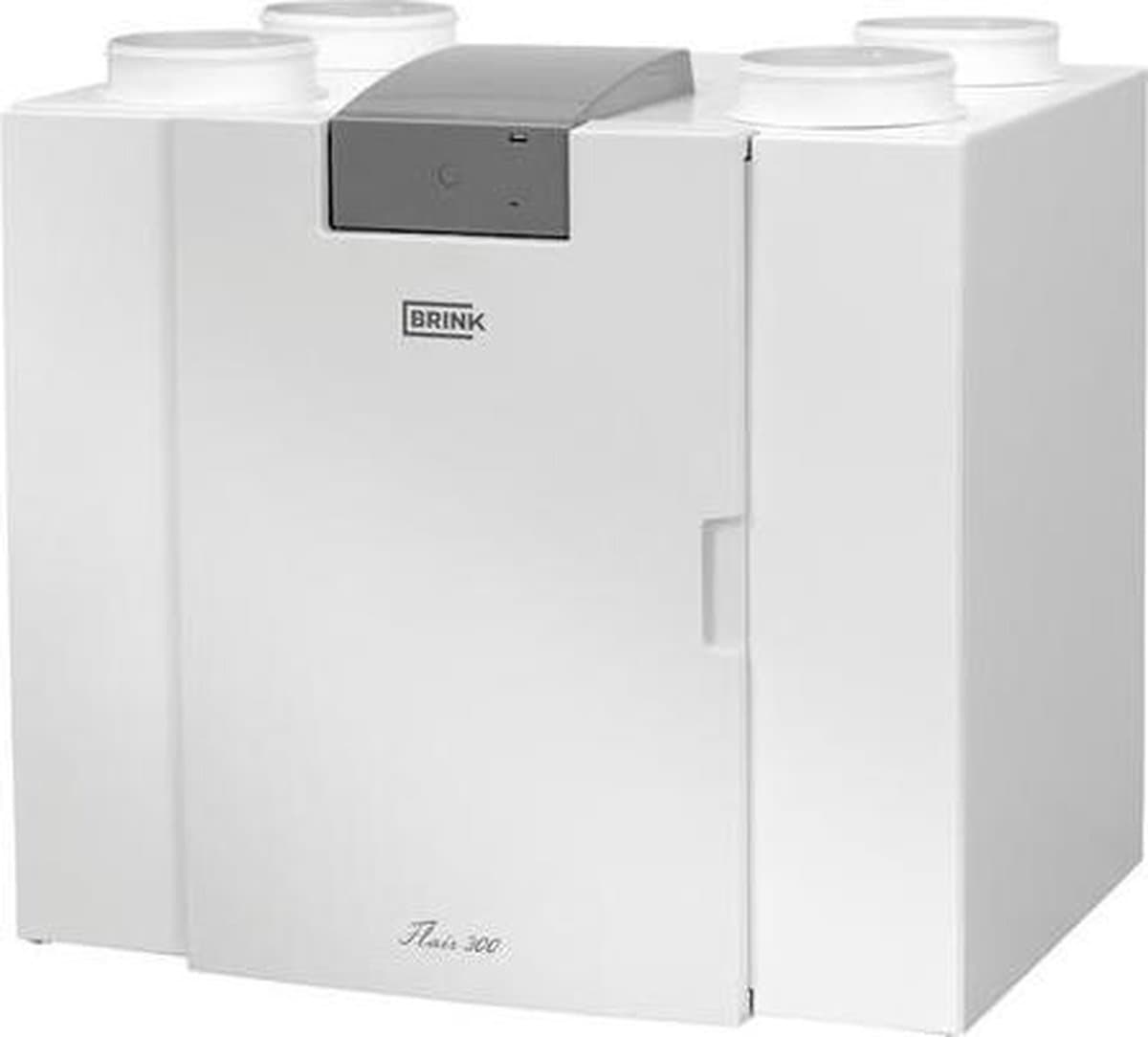 Brink WTW apparaat Flair 300 4/0 L NL, links, 300 m'/u, EU 4 (G4), vloer, muur, dak, 650x750x560mm (HxBxD), staal coating — afbeelding 1