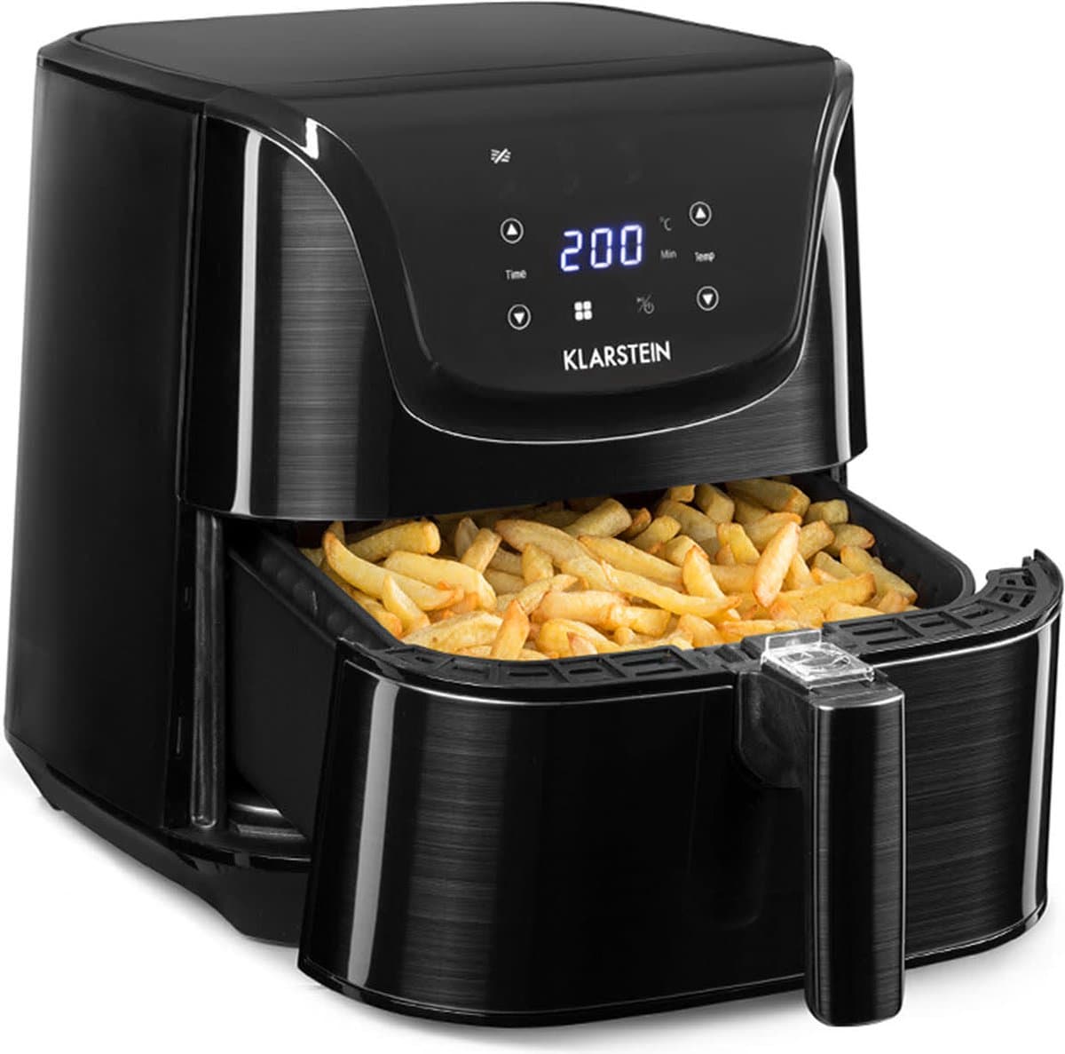 AeroVital Deluxe heteluchtfriteuse 1700 watt 5,4 liter edelstaal — afbeelding 1