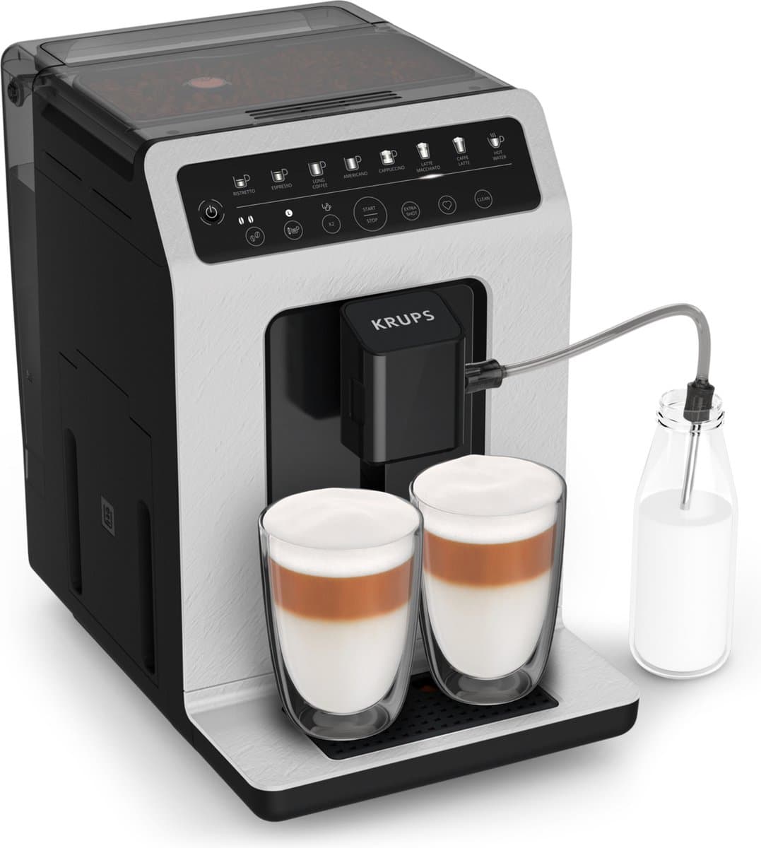 Krups Evidence EA897A - Volautomatische Espressomachine - Nube - Energiezuinig - Compact — afbeelding 1