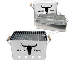 Grill King BBQ - Houtskool barbecue - Retro model