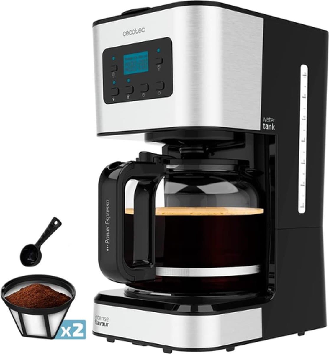 Cecotec® - Koffiezetapparaat - Koffiemachines - Koffiemachine - Koffiezetapparaat Filterkoffie - Compact - Met Glazen Kan — afbeelding 1