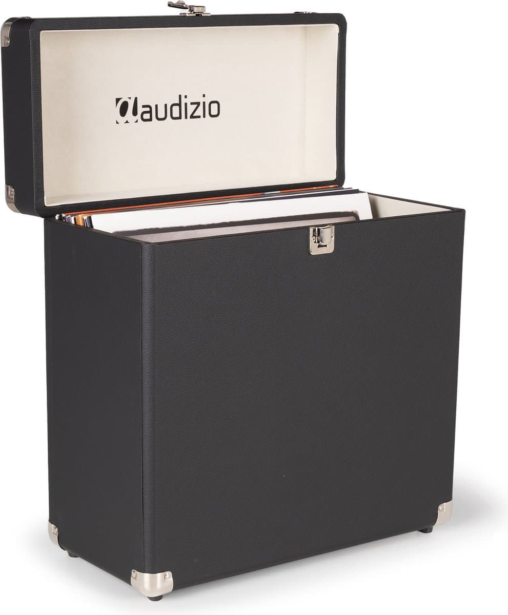 Audizio RC32 Vinyl Platenkoffer voor max 30/35 platen - Zwart — afbeelding 1
