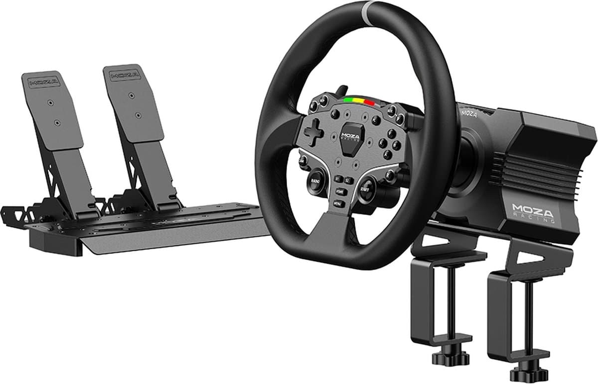 Moza R5 Bundel Racestuur + Pedalen — afbeelding 1