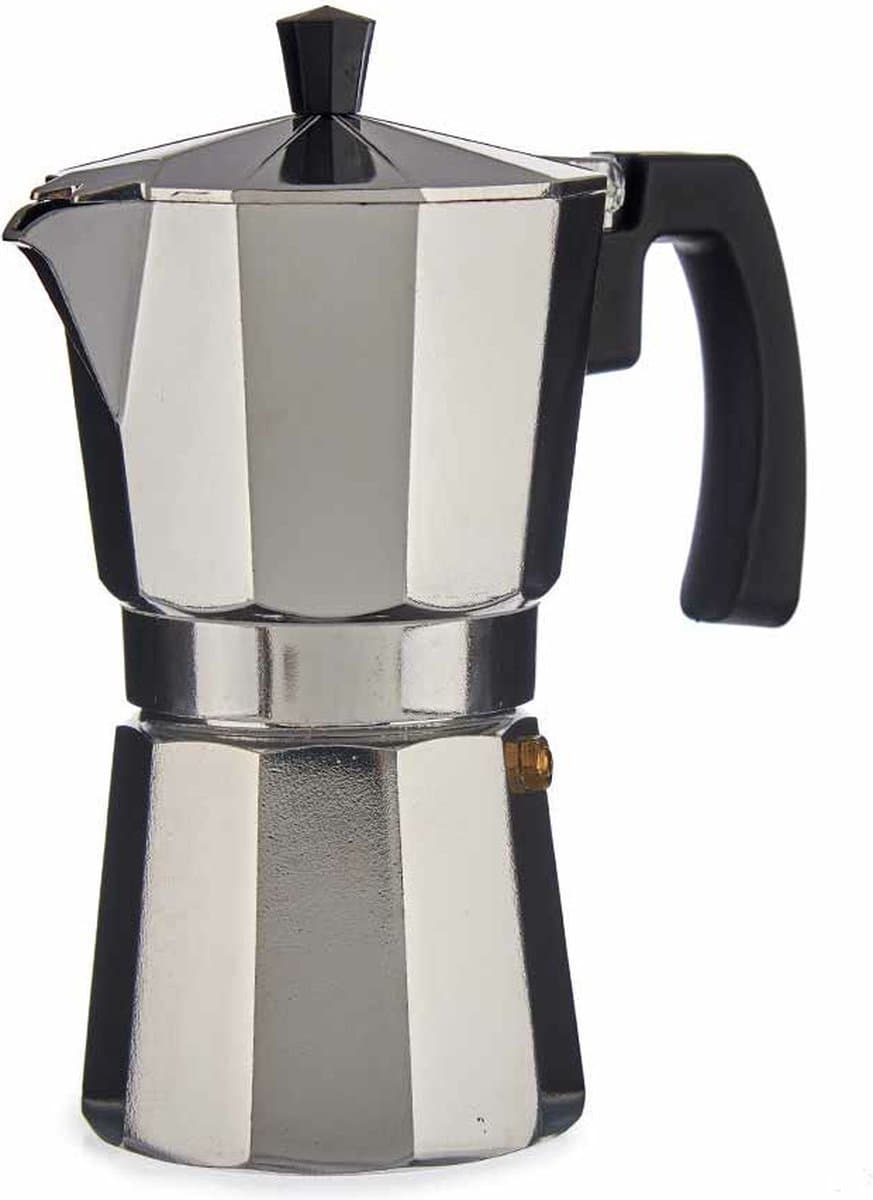 Kinvara Percolator Italiaans koffiezetter - Aluminium - zilver - 450 ml - Koffiezetter — afbeelding 1