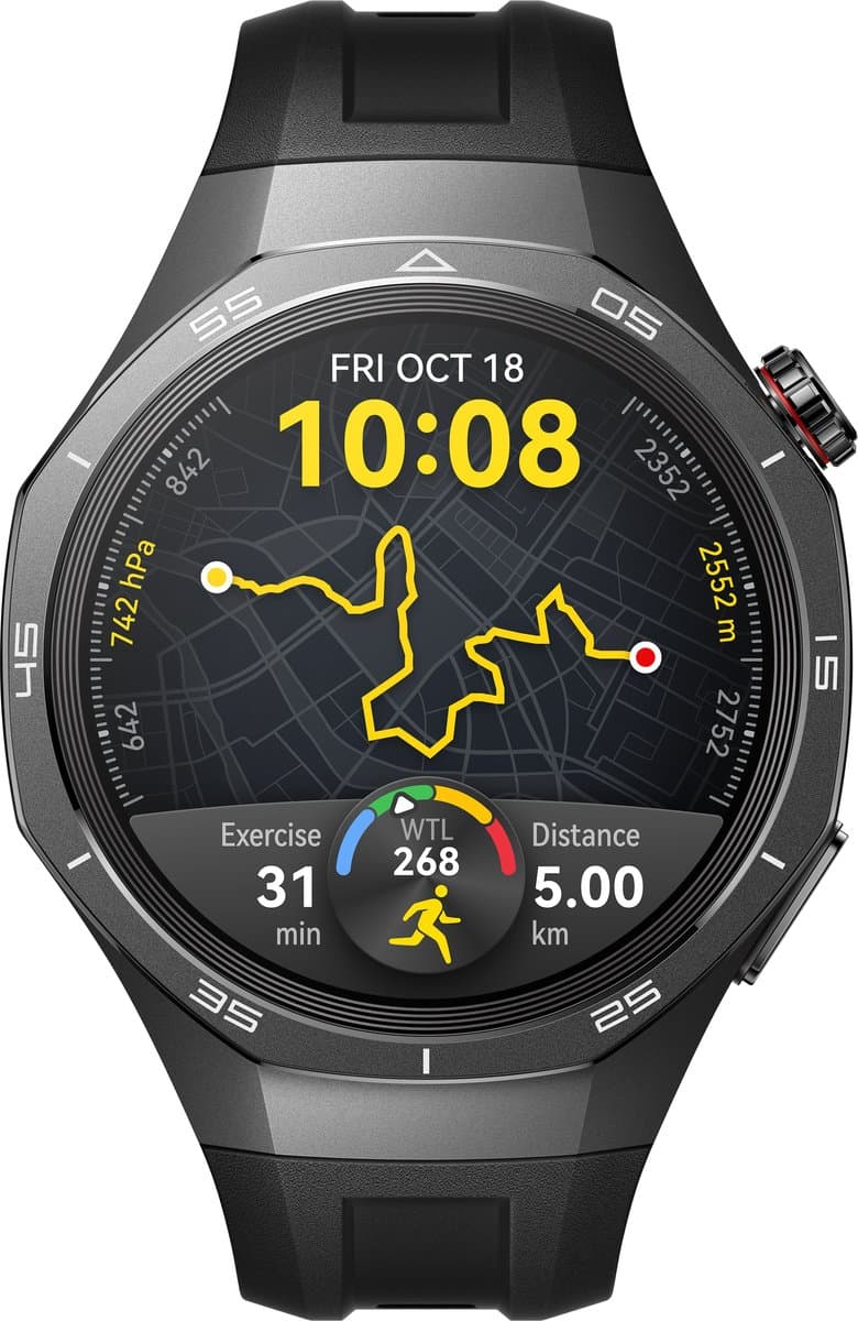 HUAWEI WATCH GT5 Pro 46 mm Smartwatch Zwart — afbeelding 1