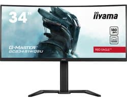 Iiyama G-Master GCB3481WQSU-B1 - 34 inch - WQHD - VA - 180 Hz - Verstelbaar - Curved
