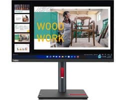 Lenovo ThinkVision P24q-30 computer monitor 60,5 cm (23.8") 2560 x 1440 Pixels Quad HD LED Zwart