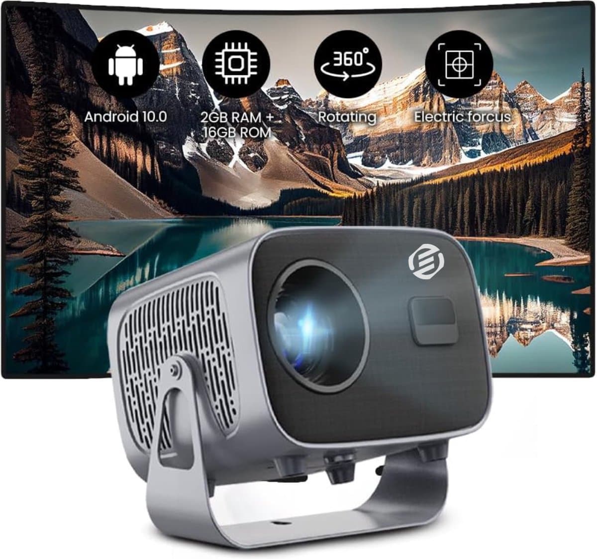 Equivera Mini Beamer - Draagbare Beamer - Beamer - Mini Beamer Projector - Projector - Mini Projector — afbeelding 1