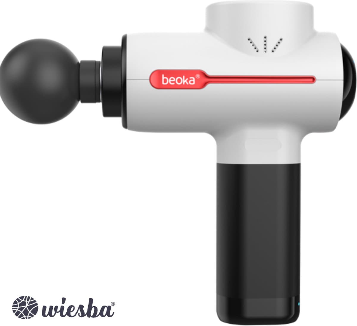 Beoka M2 - Massage Gun PRO - Professioneel Massage Pistool - Sport en Relax Massage Apparaat - Zwart Massagepistool - Inclusief Koffer - Wit - Bestseller — afbeelding 1