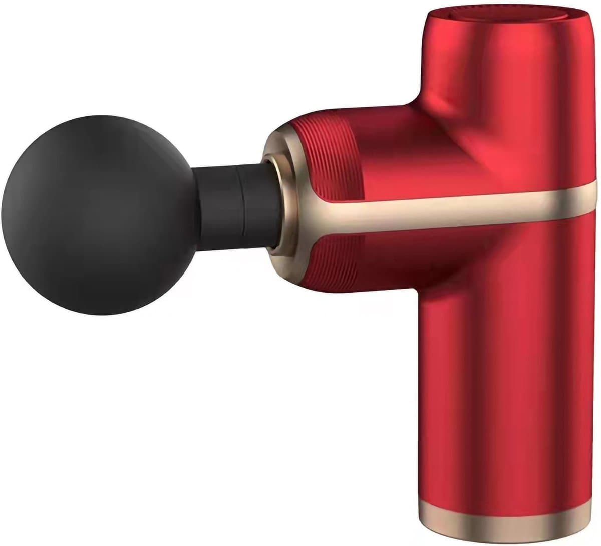 Cenocco Draagbaar Mini Massage Pistool Rood — afbeelding 1