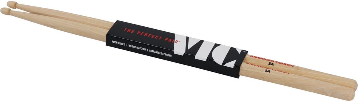 Vic Firth 5A - Paar drumstokken, hickory — afbeelding 1
