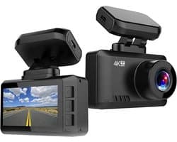 DrPhone Dashcam D07-A - 4K Ultra HD Dashcam – Parkeermonitor – Lens: SONY IMX 307 - G-Sensor Kijkhoek van 170 ° - Dashboard Camera met Nachtzicht – Wifi + Applicatie + 32 Micro SD