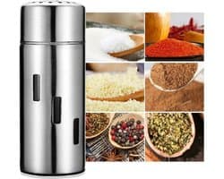 Stainless Steel Sauce Jars Chili Jars Barbecue Condiments Box Seasoning Jar Set Specification:Small Hole