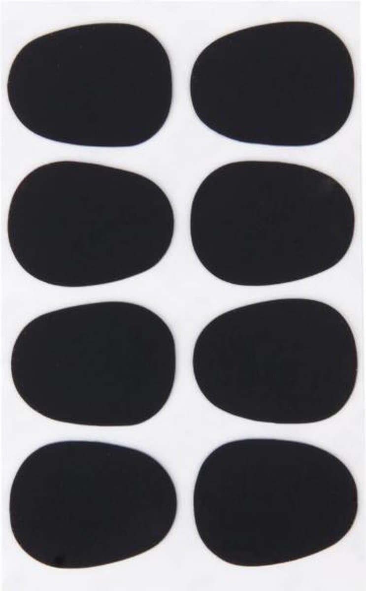 Mondstukplakkers Saxofoon - Mondstuk Kussen - 8 stuks Alt/Tenor Saxofoon Sax Mondstuk Patches Pads Kussens Zwart --- 0.8mm — afbeelding 1
