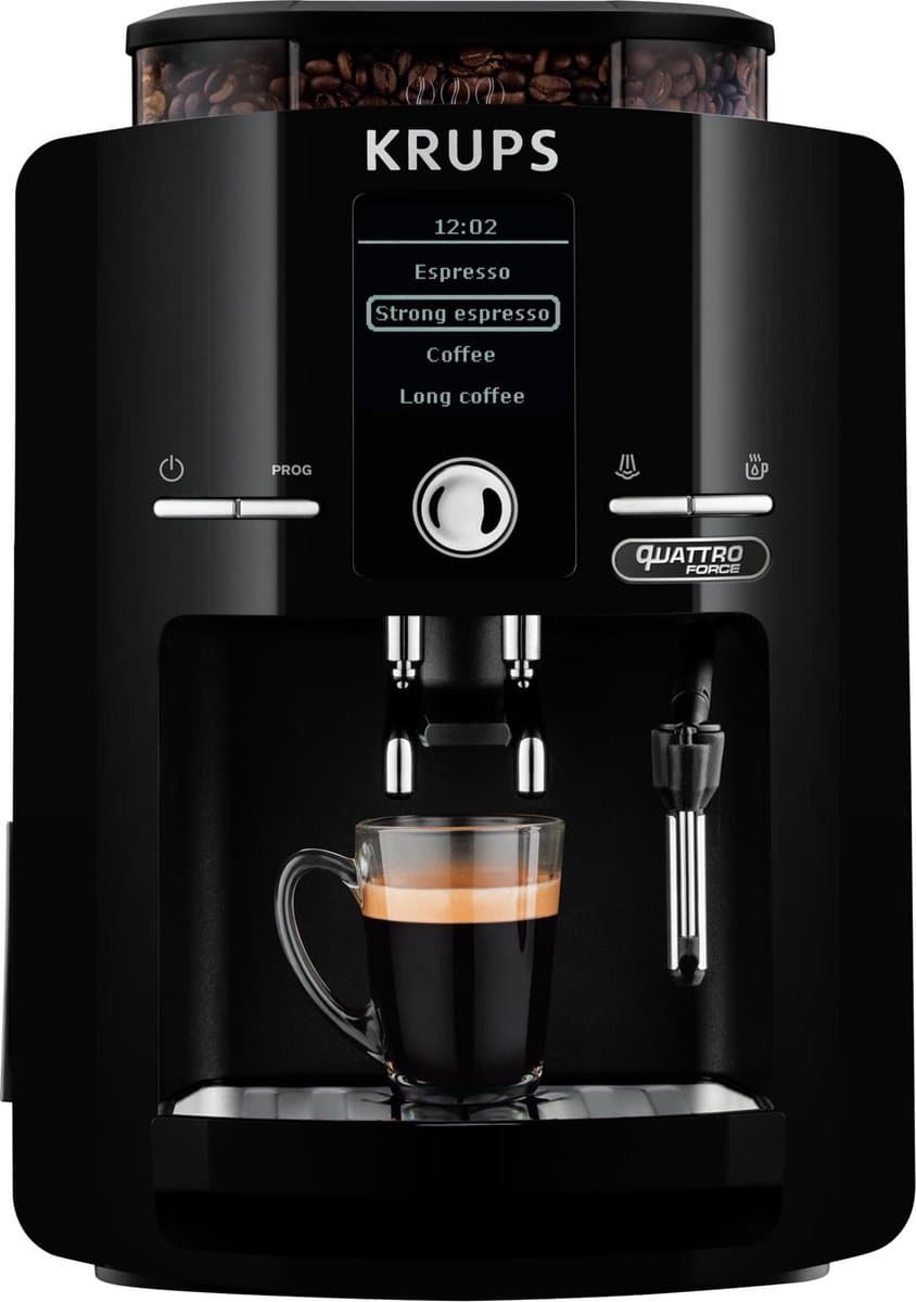 Krups Quattro Force EA82F010 - Espressomachine - Zwart — afbeelding 1