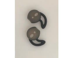 KELERINO. Anti-slip siliconen earhooks / earhoox / oorhaken geschikt voor Airpods 1 & 2 - Grijs