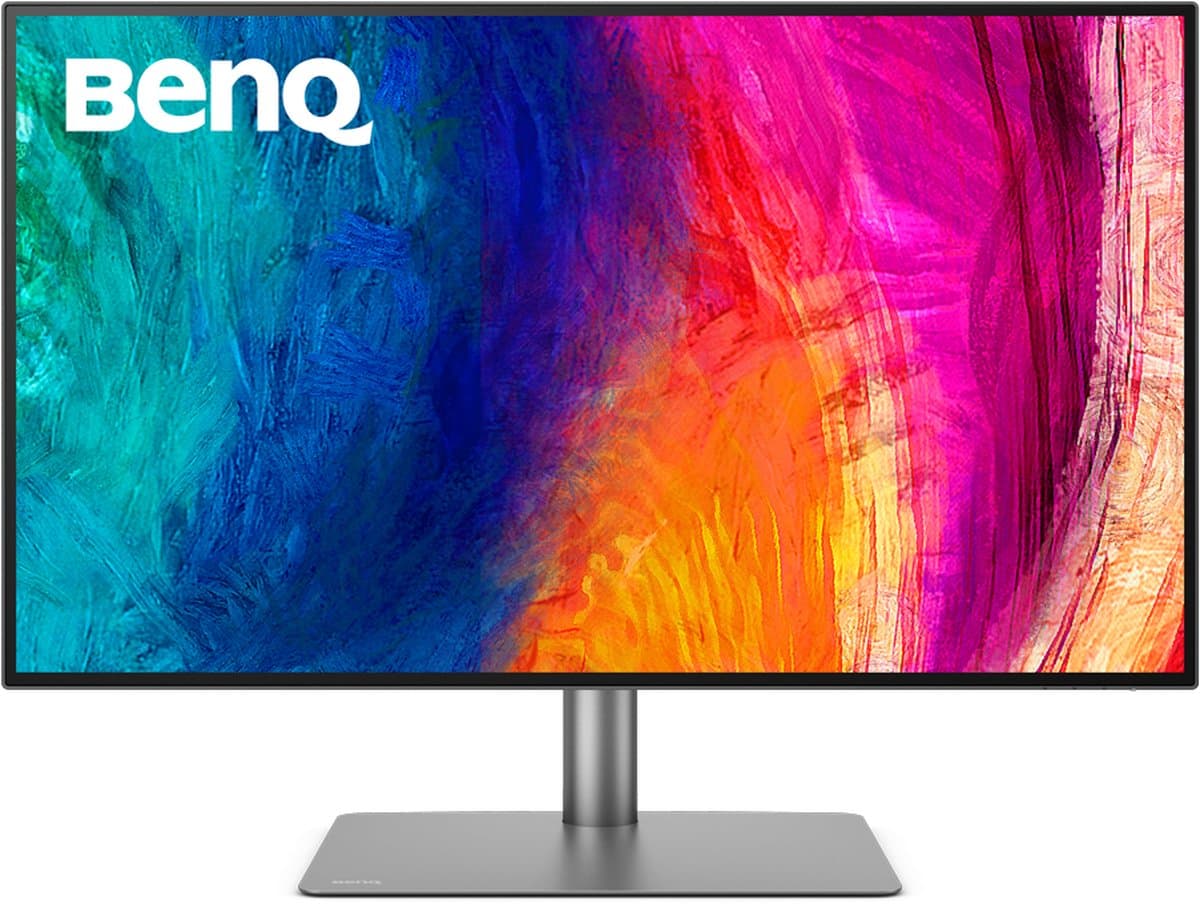 BenQ Creative Pro PD3225U 32” 4K Thunderbolt Monitor voor Mac & Designers 3840x2160 UHD, 2000:1 IPS, Thunderbolt 3, Display P3, DCI-P3, sRGB, Rec.709, HDR, AQCOLOR technologie, fabriekskalibratie, Hotkey Puck G2, ICC sync, KVM — afbeelding 1