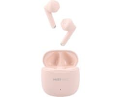 Musthavz True Wireless Earphone Lite Earbuds - Draadloze Oordopjes - Wireless Bluetooth Earphones - Oortjes geschikt voor Apple en Android - Roze/Pink