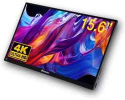 Verbatim PMT-15-4K Portable Touchscreen Monitor 15.6" 4K Metal Housing