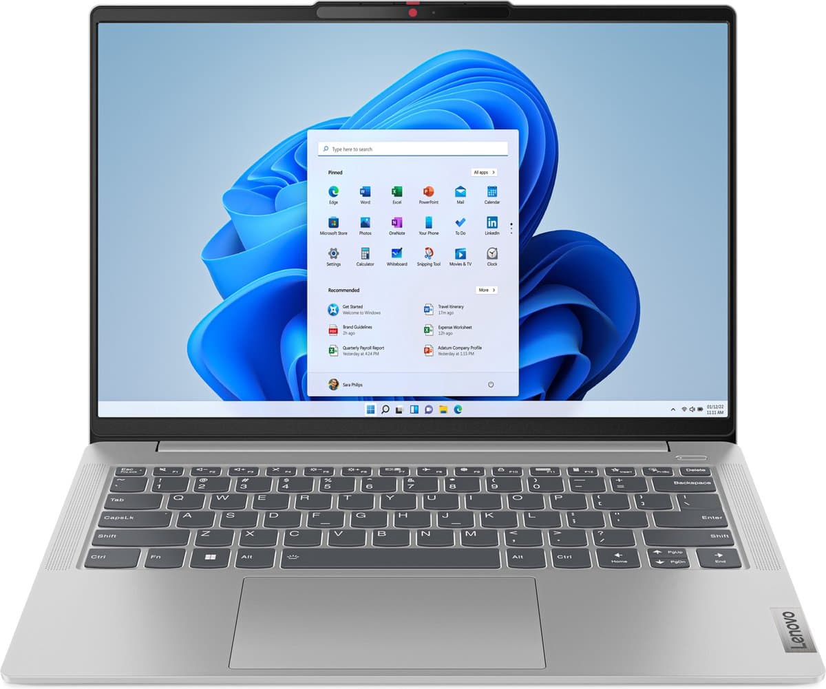 Lenovo IdeaPad Slim 5 14ABR8 AMD Ryzen™ 5 7530U Laptop 35,6 cm (14") WUXGA 16 GB DDR4-SDRAM 512 GB SSD Wi-Fi 6E (802.11ax) Windows 11 Home Grijs Engels — afbeelding 1