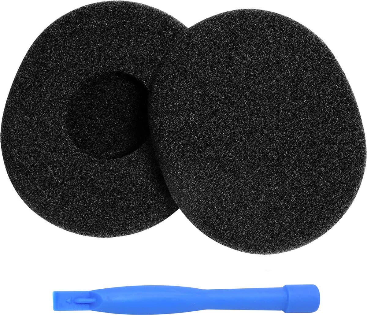 MMOBIEL Oorkussens voor Logitech H800 Hoofdtelefoon - Sponge Koptelefoon Oorkussen Oorkussens - Hoofdtelefoon Earpads – Zwart — afbeelding 1