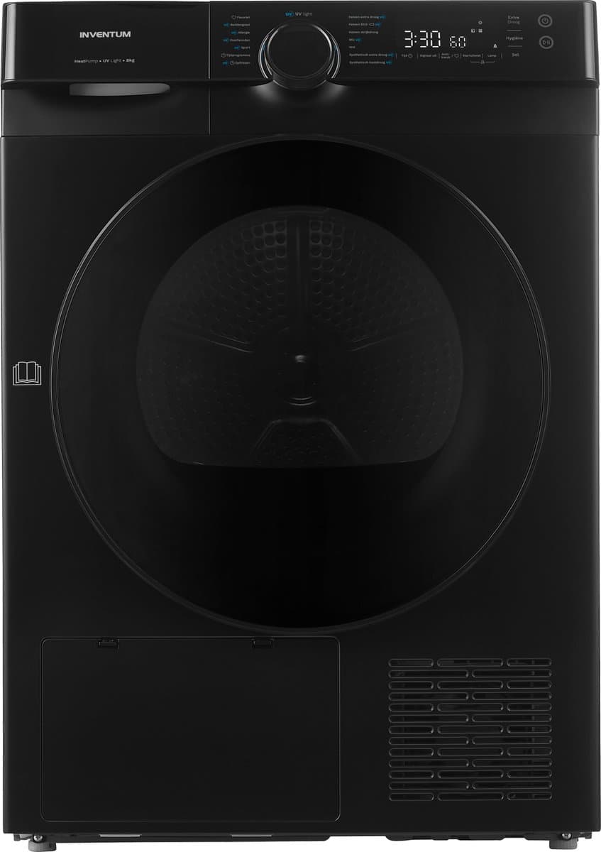 Inventum VDW8030B zwart warmtepompdroger — afbeelding 1