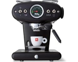 illy X1 Anniversary Koffiemachine – ESE koffiepads & Gemalen Koffie – Zwart- Iconisch Design – Met Stoompijp